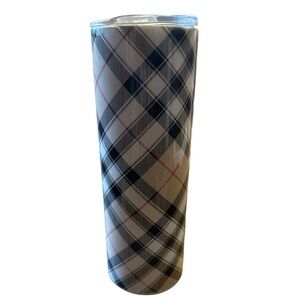 Stainless Steel Custom Plaid Vacuum Insulated Drink Tumbler